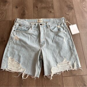 New! ETICA Narin Relaxed Long Short in Blue Mist 100% Cotton size 30